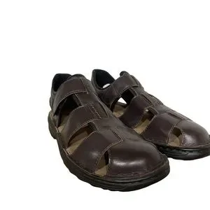 Josef Seibel Brown leather sandals size 45 chart at very last photo for us size Josef Seibel | Shoes | Josef Seibel Brown Leather Sandals  main image 3